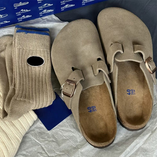 Clogs Man Women Cork Mules Sandal Slippers Slides拖鞋全牛皮