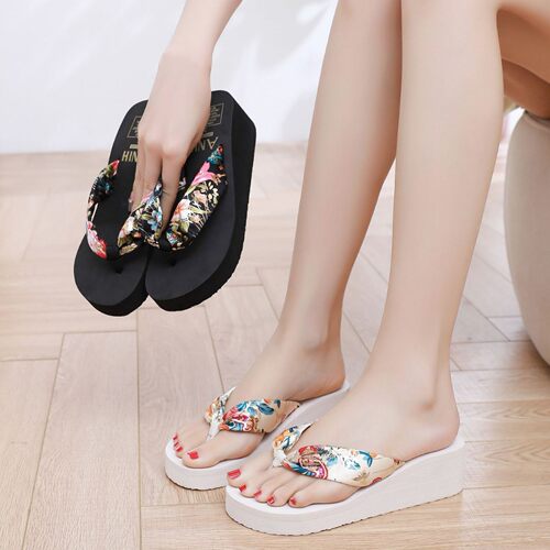 outdoor sandals slippers slides shoes footwear休闲高跟人字