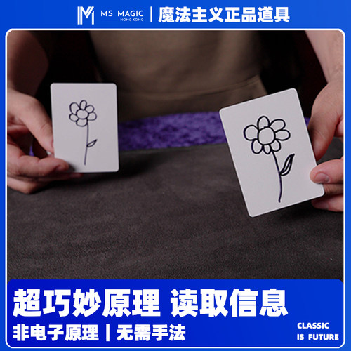 【巧妙读心原理】MS 魔法主义 心灵魔术道具图形复制Blank Vision