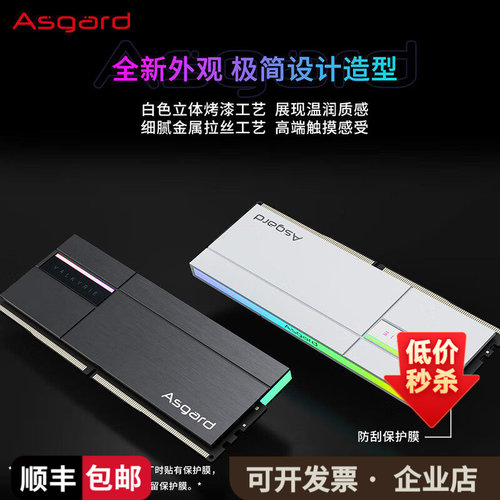 Asgard/阿斯加特16GB DDR5 6000 RGB女武神代海姆达尔电脑内存条