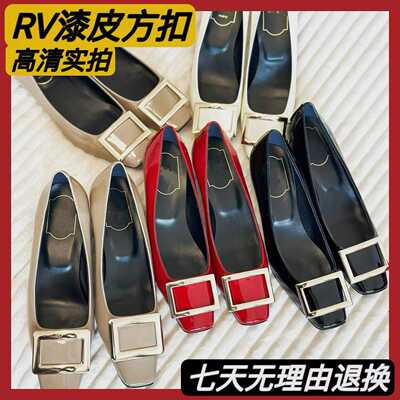 【高清实拍】RV方扣高跟鞋