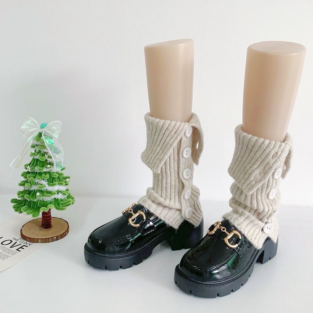 袜套合集*日系y2k辣妹堆堆袜套女秋冬护膝中筒亚文化显瘦针织腿套