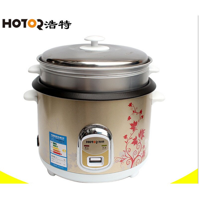 浩特正品食堂酒店饭店大容量商用电饭锅8-10-12-15升配蒸笼电饭煲