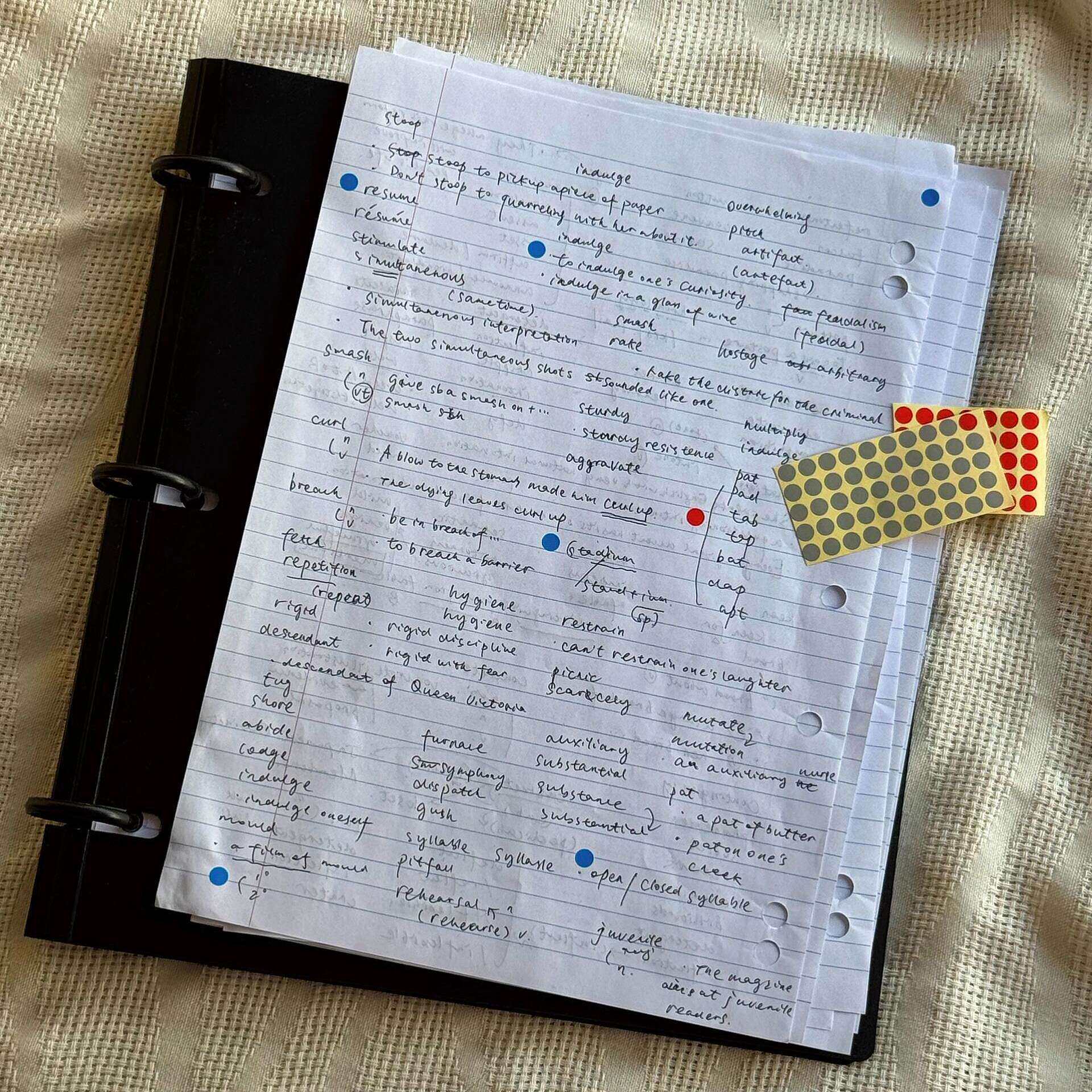 跨境美规3孔活页A4文件夹made活页本平替可拆卸文件夹办公收纳册