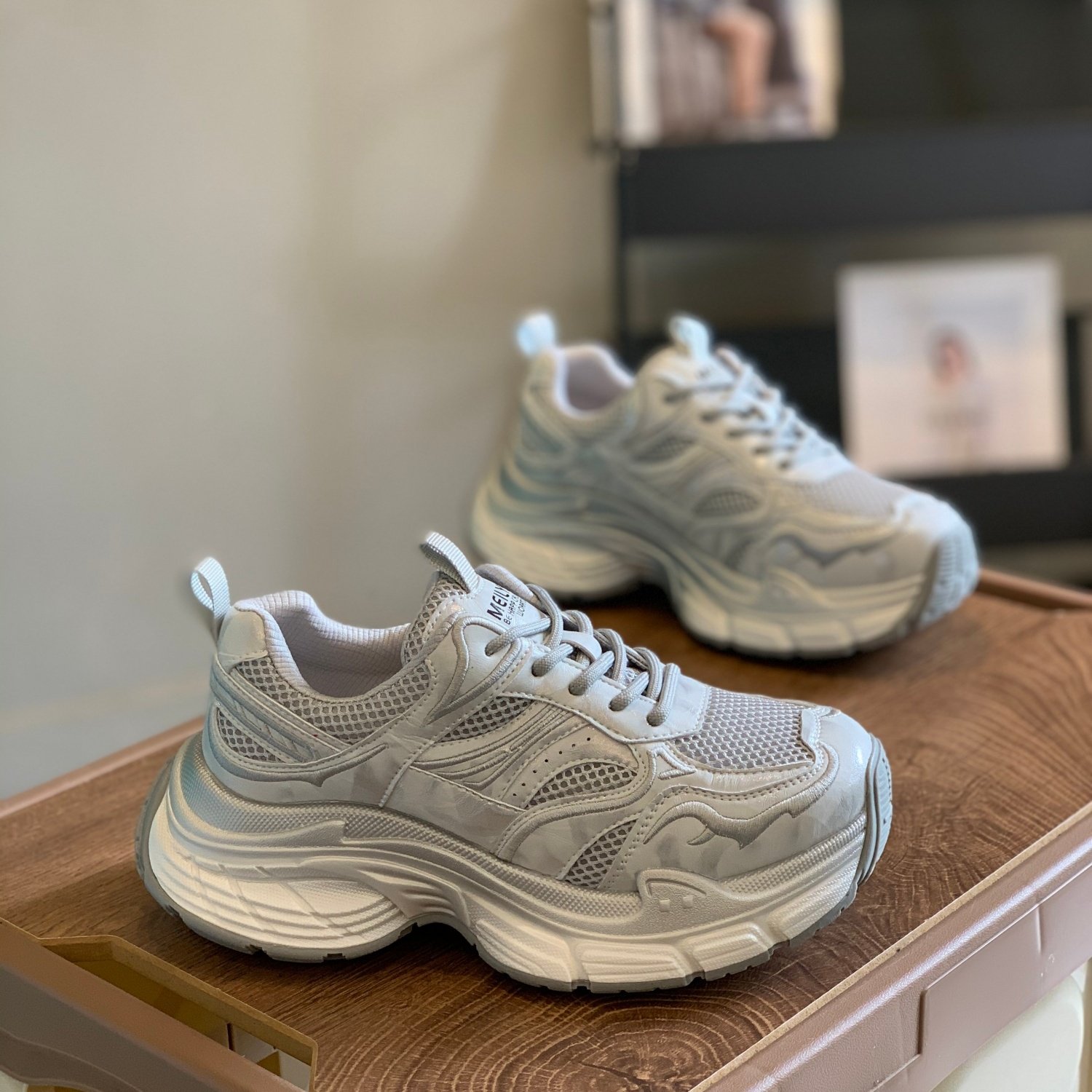 2026春季新款百搭老爹鞋女厚底增高显腿长时尚炸街复古休闲运动鞋,女鞋,老爹鞋,淘宝优惠券,粉丝福利购,淘宝优惠卷