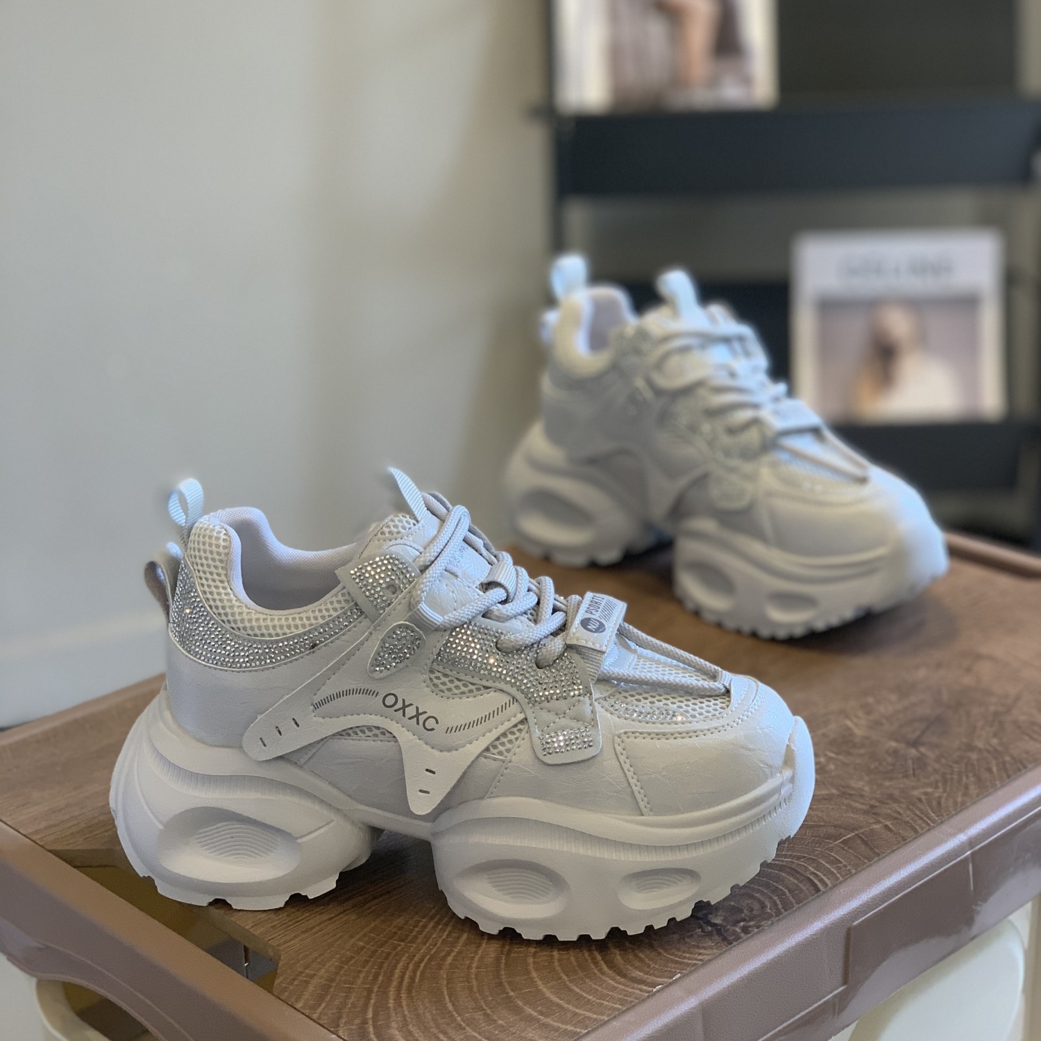 小个子增高厚底休闲显腿长老爹鞋