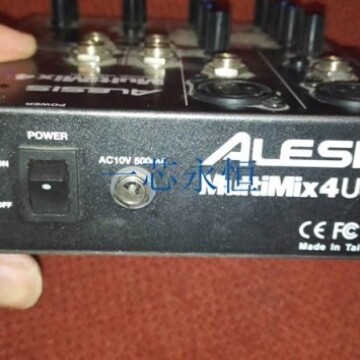 议价ALESIS MULTIMIX 4USB FX 带效果器 usb 调音台4路调音台 现