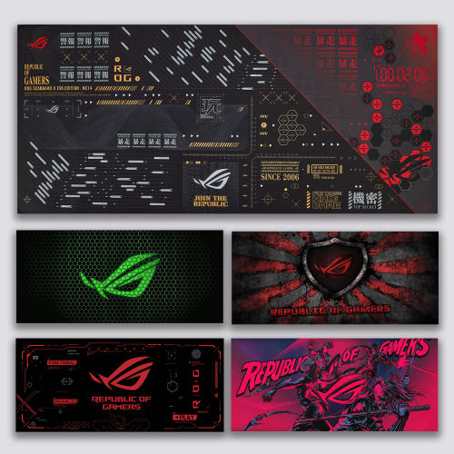 ROG9鼠标垫超大号败家之眼电脑键盘垫加厚锁边男办公桌垫网咖定制