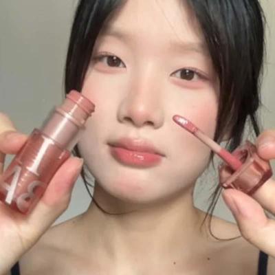 淡淡的妈生感！波浪轻润护唇蜜唇釉口红唇冻镜面水光淡唇纹玻璃唇