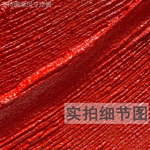 纯手绘油画红肌理挂抽象画客厅背墙大幅落地画玄关色入户装饰景画