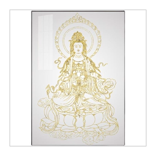 网红抽象电表箱装饰画推拉式现代简约免打孔长方形轻奢电闸盒遮挡