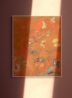 网红艺术不够 Odilon Redon《Evocation of butterflies》竖版装