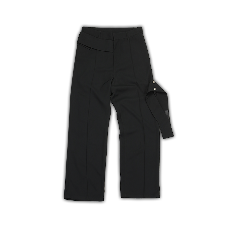 SODCo.绑带西裤2.0黑色