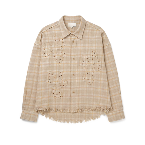 SODCo.撞钉廓形格子衬衫纯棉