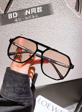 长圆脸方形框太阳镜防紫外线韩版
