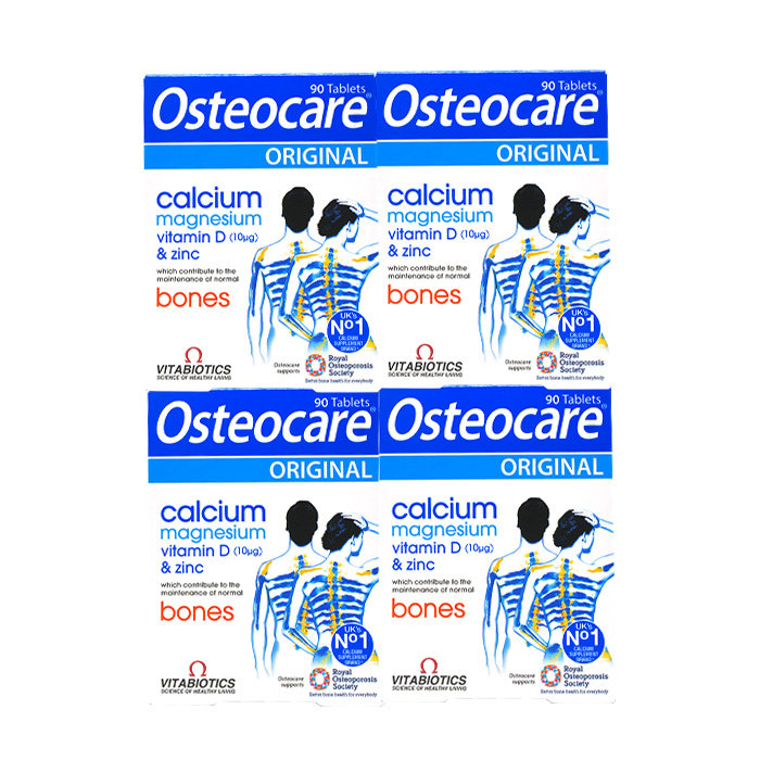 英国osteocare钙片补钙镁锌vd儿童青少年孕妇哺乳期中老年90片