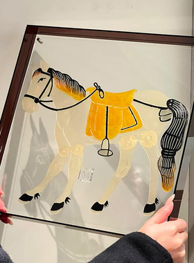 皮影装饰画摆件非遗文化艺术品新年手工diy客厅装饰布置乔迁礼物