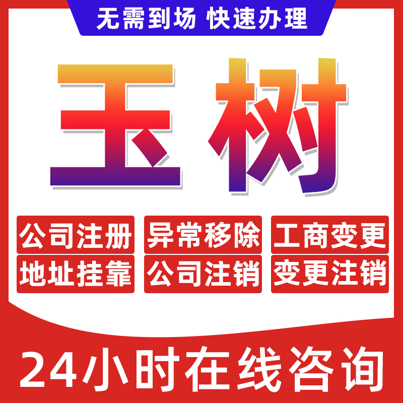 玉树市公司个体户营业执照办理注册注销异常移除地址挂靠变更地址