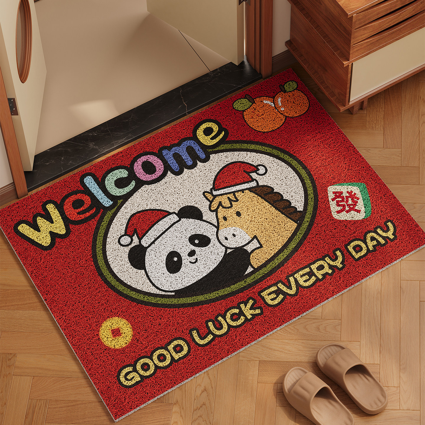 PVC丝圈玄关大门口进门脚垫子入户门地垫2026新款可裁剪地毯防滑,居家布艺,入户地垫,淘宝优惠券,粉丝福利购,淘宝优惠卷