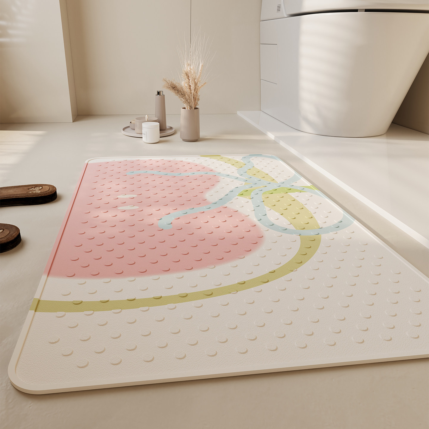 儿童淋浴房洗澡脚垫PVC浴室免洗可擦吸盘防摔防滑垫卫生间地垫子,居家布艺,家用脚垫,淘宝优惠券,粉丝福利购,淘宝优惠卷