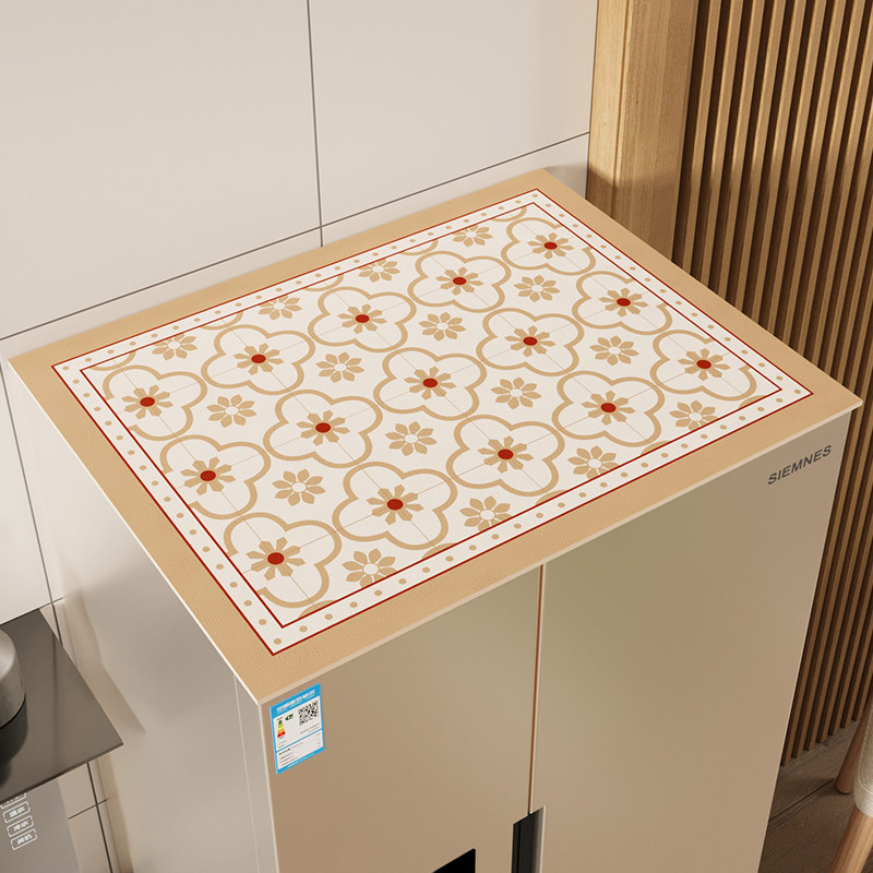 冰箱防尘罩万能巾盖除尘盖布2026新款复古风吸水硅藻泥洗衣机盖垫,居家布艺,万能盖巾,淘宝优惠券,粉丝福利购,淘宝优惠卷