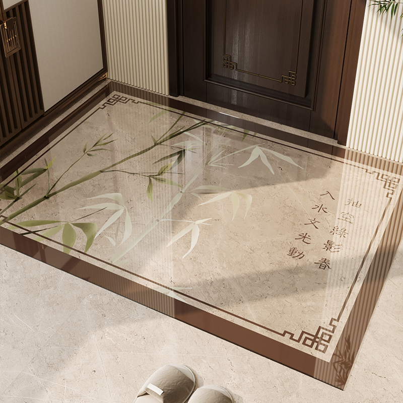 入户地垫软玻璃透明卡通耐脏