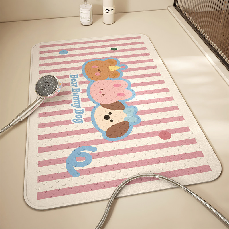 洗澡防滑地垫卫生间吸盘垫浴室按摩脚垫PVC淋浴房儿童孕妇防摔垫,居家布艺,家用脚垫,淘宝优惠券,粉丝福利购,淘宝优惠卷