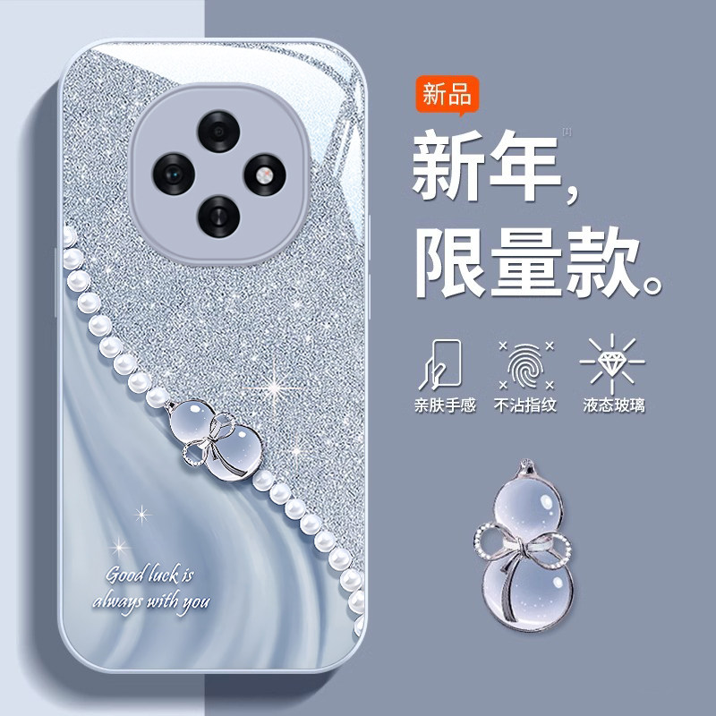 适用OPPOA6系列时尚玻璃手机壳