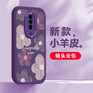 适用于OPPOReno十倍变焦版手机壳时尚小羊皮浮雕花油画个性创意OPPOPCAM00文艺镜头全包防摔硅胶保护套女