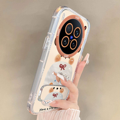 适用VIVOX300系列镜面小狗手机壳