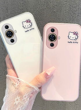 适用于华为Nova11手机壳11Ultra新潮简约10Z猫9Pro全包8SE活力版防摔套7SE金属漆65G玻璃壳5Pro网红4