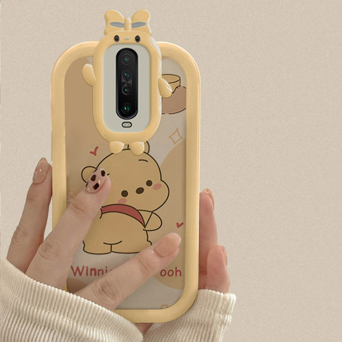 小米K30硅胶维尼熊手机壳防摔