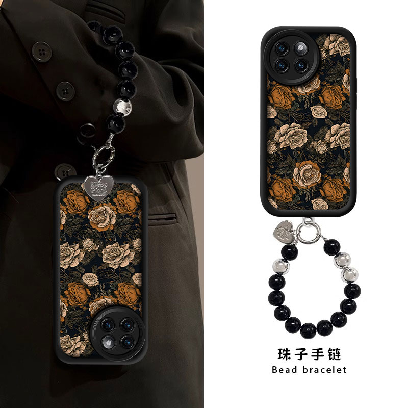 适用小米Civi4pro手机壳复古玫瑰