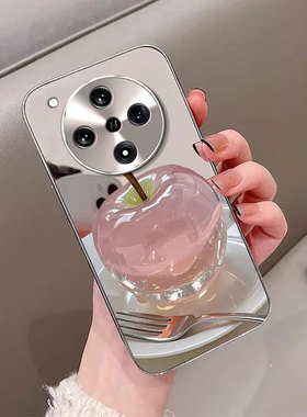 适用OPPOFindX8手机壳新款女FindX8SPlus电镀FIndX8 Ultra镜面FIndX7水晶FIndX6Pro苹果创意FIndX5保护套X3硬