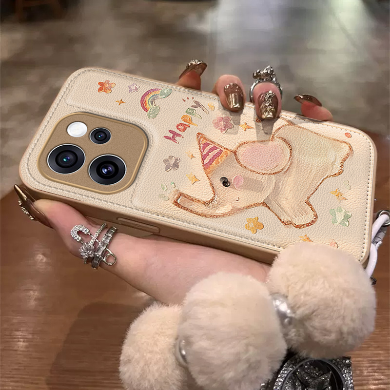 适用OPPORENO15系列小象气垫外壳