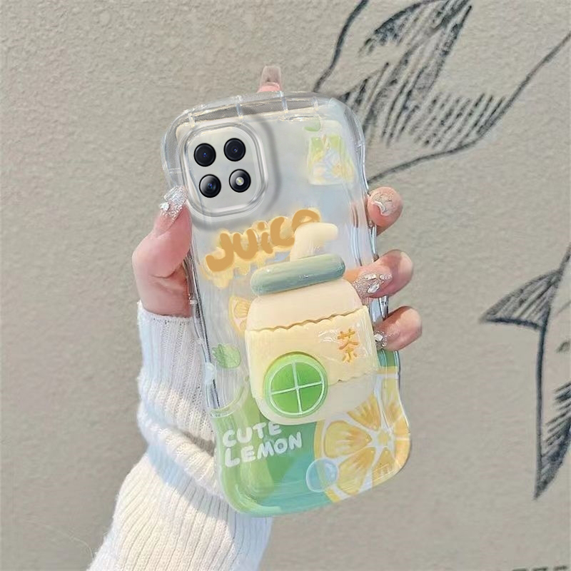 OPPOA72tpu清新柠檬手机壳防摔