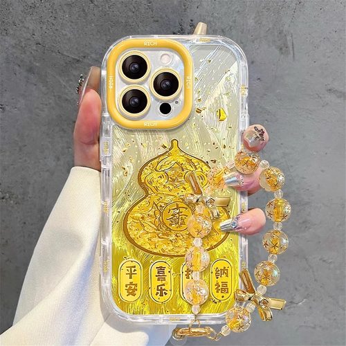 适用苹果系列手机壳招财葫芦