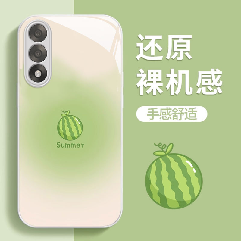 适用一加ACE5夏日西瓜玻璃手机壳