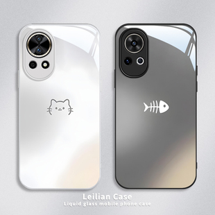 适用华为NOVA13手机壳HUAWEI新款 nova12活力板nova11se金属漆10玻璃nova9se猫咪8SE鱼骨7保护套6防摔5硬壳ins