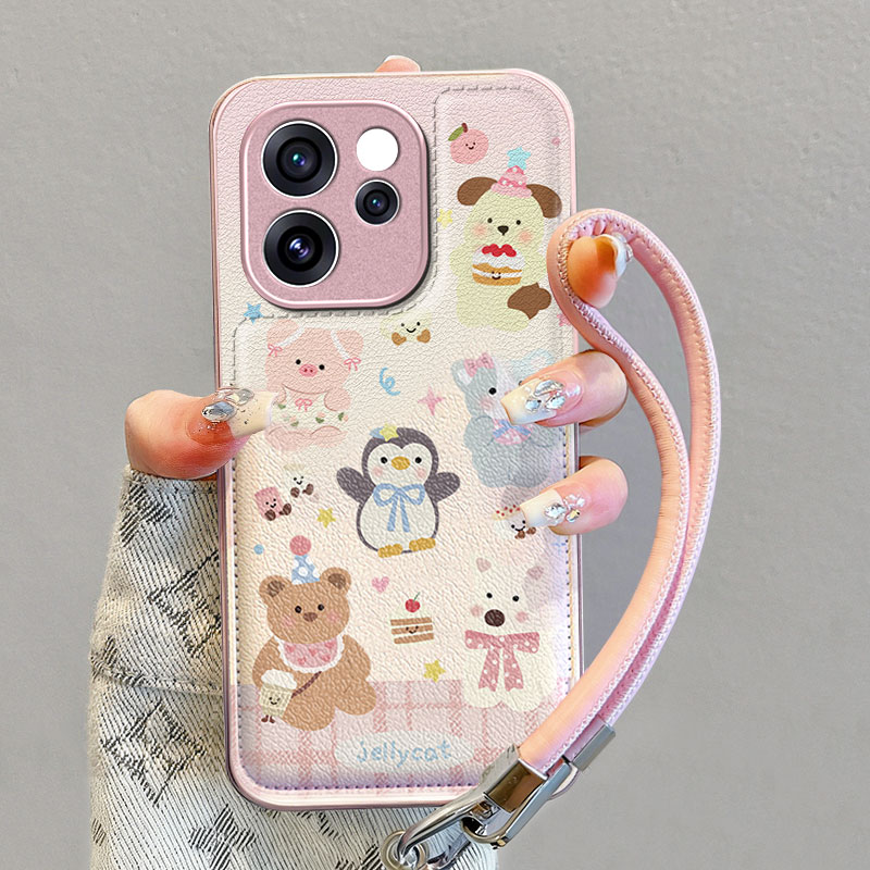 适用OPPORENO15系列可爱气垫外壳