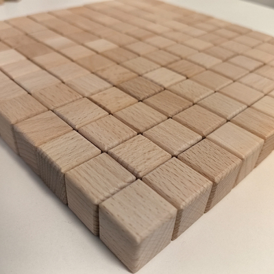 2cm-6cm榉木实木木质方块正方体天然原木无漆立方体圆角可啃积木