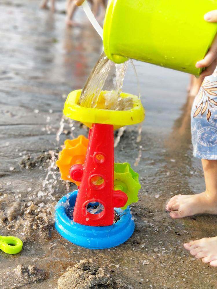 儿童沙滩玩具套装车沙漏铲子和桶宝宝玩沙子沙池决明子挖沙子工具