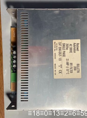 AC驱动电源滤波器，型号2090-UXLF-HV12