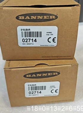 BANNER邦纳 S18UBAR超声波传感器，正品，
