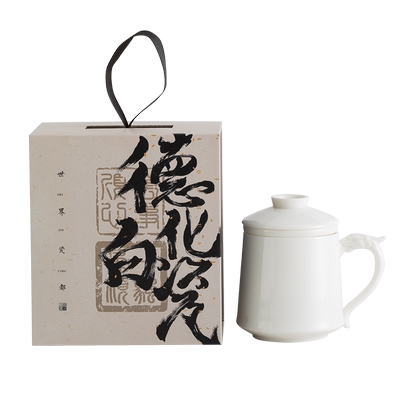 梅岭先生白瓷龙年马克杯