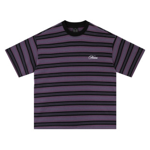 日系圆领拼色条纹T恤男女夏季 Cleanfit·猛男衣品男装 冲量3天