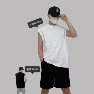 美式 300G重磅小领口背心男夏季 Cleanfi·猛男·美式 坎 冲量3天