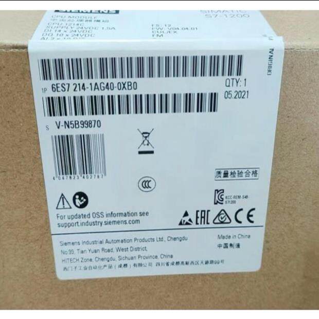 6ES7214-1AG40-0XB0西门子S7-1200CPU1214C模块6ES72141AG400XB0
