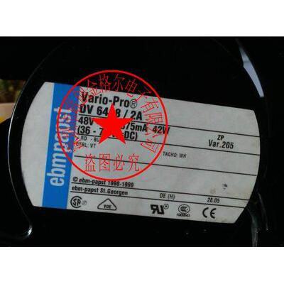 DV6448/2A-204 -208 48V 875MA 42W47W 原装德国进口进口风扇