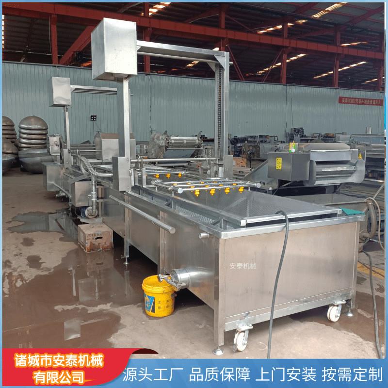 直销鸡爪冻品解冻清洗机机 肉制品连续解冻机 海鲜解冻终生保修